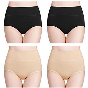 Wirarpa - Damesslip - Katoen - Hoge Taille - Multipack