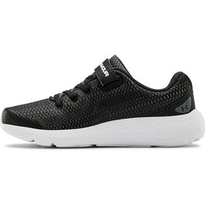 Under Armour Unisex Kids Pre School Pursuit 2 AC Running Shoes, Black (Black/White/White), 1 UK