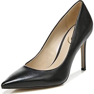 Sam Edelman Hazel Pump voor dames, Zwart Leer, 6.5 UK Wide