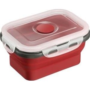 Westmark Opvouwbare vershoudbox – Praktische lunchbox, ideaal voor werk en reizen of om worst en kaas in te bewaren, Vaatwasmachinebestendig, vierkant, BPA-vrij – 400 ml