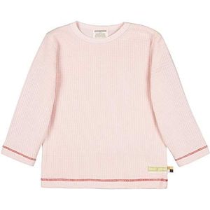 loud + proud Uniseks wafels voor kinderen, GOTS-gecertificeerd T-shirt, rosé, 122/128 cm
