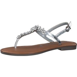 Tamaris 1-28124-42 Damessandalen, zilver, 36 EU