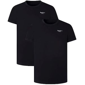 Pepe Jeans Pyjama voor heren (verpakking van 2), Zwart (zwart), XXL