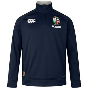 Canterbury mannen Britse en Ierse leeuwen 1/4 rits fleece, donkere saffier, klein