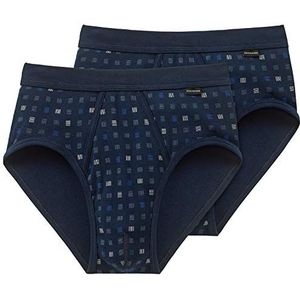 Schiesser Boxerslip voor heren (verpakking van 2), Blauw (815-navy), XXL