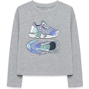 Tuc Tuc Sneakers First Edition meisjes-T-shirt, grijs/grijs, 3Y voor meisjes