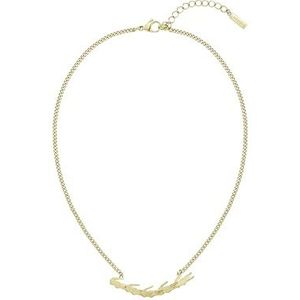 Lacoste Dames CROCODILE Collectie Ketting in Geelgoud met Krokodilvormige Bedels - 2040513