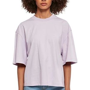Urban Classics Dames T-shirt van biologisch katoen Ladies Organic Oversized Tee, top voor vrouwen verkrijgbaar in vele kleuren, maten XS - 5XL, lila, XXL