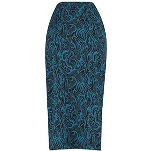 Trendyol Dames Dames Mini Bodycon Gebreide Rok Rok, Blauw, XL, Blauw, XL