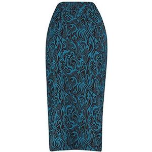 Trendyol Dames Vrouw Mini Bodycon Gebreide Rok Rok, Blauw, XS