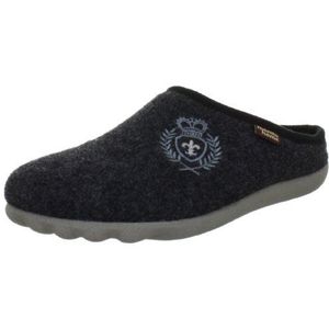 Manitu Home 220142 heren pantoffel, zwart zwart 1, 42 EU