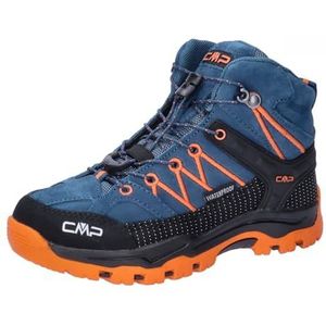 CMP KIDS RIGEL MID TREKKING SHOES WP uniseks-kind Trekkingschoenen,Bluesteel Flame,32 EU