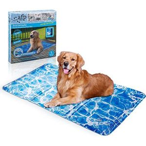 ALL FOR PAWS Chill Out Dog Cooling Mat Pet Cool Pad Gel Zelfkoeling Bed voor binnen en buiten - Groot - 90 cm x 60 cm