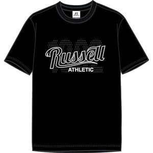 RUSSELL ATHLETIC T-shirt voor heren, Zwart, XL