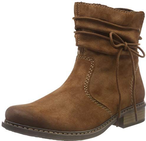 Rieker Z4197 enkellaarsjes voor dames, bruin, 37 EU