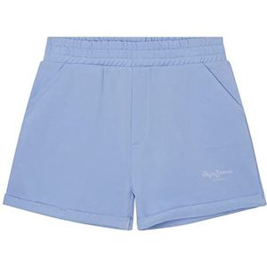 Pepe Jeans Rosemary Shorts voor meisjes en meisjes, Blauw (Bay), 10 Jaar
