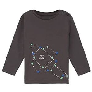 s.Oliver T-shirt met lange mouwen Zuigelingen - jongens T-shirt met lange mouwen, Grijs/zwart, 62