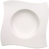 Villeroy en Boch NewWave soepborden, premium porselein, wit