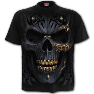 Spiral - Black Gold - T-shirt - Zwart - Heren