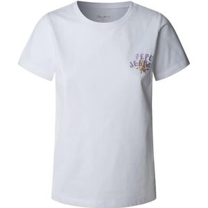 Pepe Jeans - T-shirt - Katoen - Zwart met Grote Afbeelding