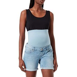 Noppies Dames Over The Belly Malone Vintage Blue Jeansshorts, Vintage Blue - P146, 30 NL