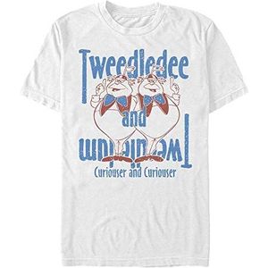 Disney Classics Alice In Wonderland - Tweedles Unisex Crew neck T-Shirt White M