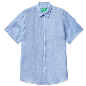 United Colors of Benetton overhemd 5bku5qjh8 heren overhemd, Lichtblauw 907, L