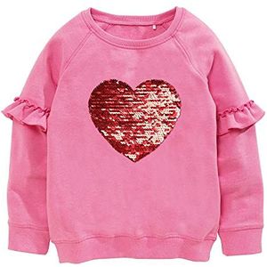 CM-Kid Pluche, girocollo, sweatshirt met capuchon voor meisjes en baby's, 2# Amore, 4-5 jaar