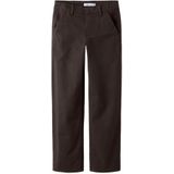 Straight Leg Broek - Twill - Regular Fit - Voorzakken - Sierzakken Achterkant