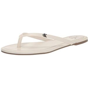 Calvin Klein Dames Crude Flip-Flop, Chic Cream 150, 4 UK, Chique crème 150, 37 EU