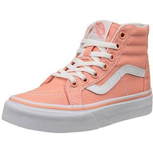 Vans Sk8-hi Zip Unisex Hi-Top Sneakers, voor kinderen, oranje (woestijnbloem/echt wit), 13,5 UK,31,5 EU, Oranje Woestijnbloem True White