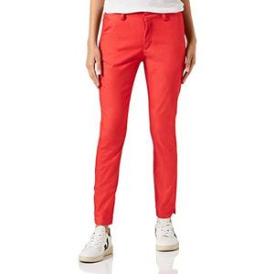 Kaffe Kalea Chino broek voor dames, Vurig Rood, 68