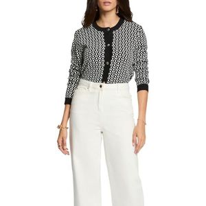 MORGAN Vest, zwart/gebroken wit, XS