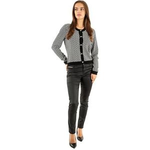 MORGAN Vest, zwart/gebroken wit, XS