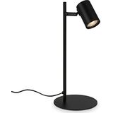 BRILONER - Verstelbare tafellamp, zwenkbare tafellamp, bureaulamp, snoerschakelaar, 1x GU10 fitting max. 9 watt, zwart, 38,5 cm
