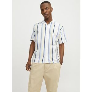 JPRBLAPALMA Resort Shirt S/S SN, Dutch Canal/Fit: relaxed fit, S