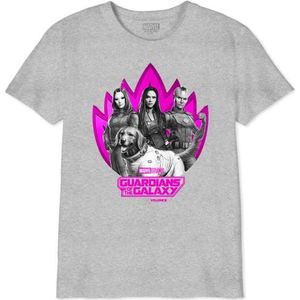Marvel T-shirt voor meisjes, Grijs Melange, 6 Jaren