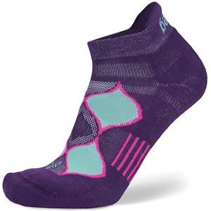 Balega Enduro Arch Support Performance No Show atletische hardloopsokken voor dames (1 paar) - dempend, ademend, vochtafvoerend, naadloze teen, ergonomische pasvorm - paars, medium (UK maat 7-9)