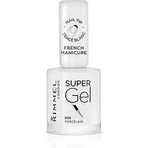 Rimmel London Vernis à Ongles Super Gel French Manicure 30121546 Nagellak, Tip Whitener (wit), 12 ml (Pak van 1)
