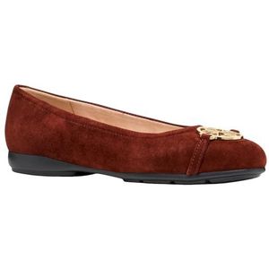 Geox Dames D Annytah Flat, Brown, 37 EU, bruin, 37 EU