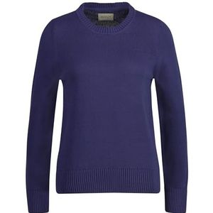 GANT Klassieke katoenen C-hals, Marineblauw (Dusty Navy), XS