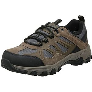 Skechers Heren SELMEN-ENAGO Trail Oxford Wandelschoenen, Tan, 9 Extra Wide US