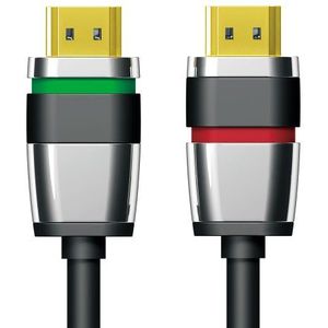PureLink Ultimate Series 3m gecertificeerde High Speed HDMI-kabel met Ethernet en beveiligingsslot (HDMI 2.0 compatibel, 4K UltraHD resolutie tot 4096 x 2304 pixels (ondersteunt 18 Gbps), Full HD 3D-compatibel), ULS1000-030, 3,0 meter, zwart
