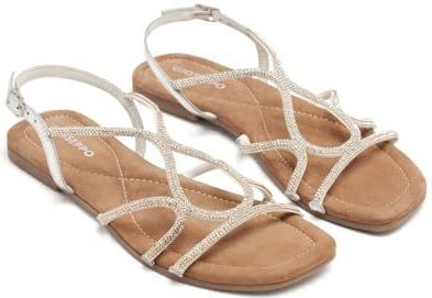 GIOSEPPO - Gilmanton - Plateausandalen - Metaal Zilver