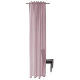 Vorhang transparent Uni | Berry rose | Wohnzimmer Schlafzimmer modern einfarbig | 1 Stück, H x B: 245 cm x 140 cm