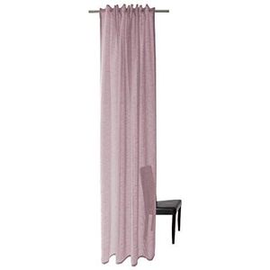 Vorhang transparent Uni | Berry rose | Wohnzimmer Schlafzimmer modern einfarbig | 1 Stück, H x B: 245 cm x 140 cm
