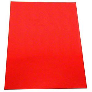 Magflex® A4 flexibel mat rood magnetisch vel voor het maken van magnetische afbeeldingen, tekens of displays