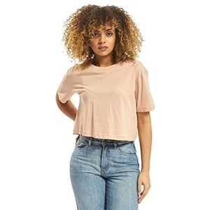 Urban Classics kort oversized T-shirt voor dames, roze (lichtroze), S