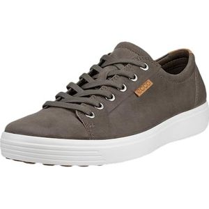 ECCO - Men Soft 7 - Sneakers - Dark Clay - Volnerf Leer