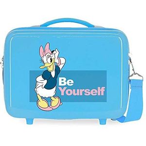 Disney Mickey and Friends toilettas, aanpasbaar, blauw, 29 x 21 x 15 cm, stijf, ABS 9,14 l, 0,84 kg